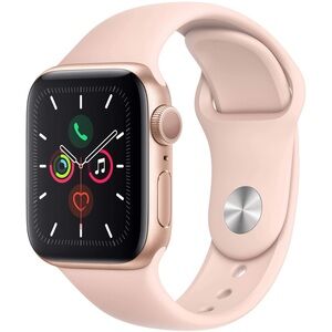 Apple Series 4 44MM Rose Gold Aluminum Pink Sand Sport Band